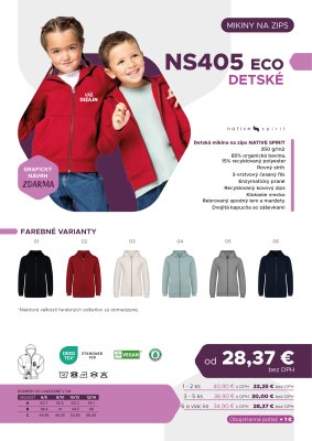 Detská mikina na zips NATIVE SPIRIT